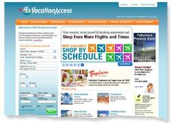 The revamped VAX website makes it easier for agents to up-sell ground transportation and travel protection. // © 2010 VAX Vacation Access