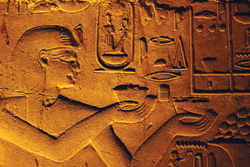 Hieroglyphics give modern scholars and travelers plenty to ponder over. // (c) istockphoto