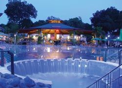 Hamat Gader is home to a sprawling hot springs pool complex // (C) 2010 Hamat Gader