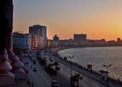 Alexandria’s beaches and surrounding coastline stretch for miles. // (C) 2010 David Evers