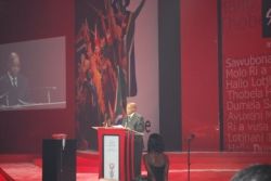 South Africa’s president, Jacob Zuma, addressed INDABA attendees at the opening ceremony. // © 2010 Janeen Christoff
