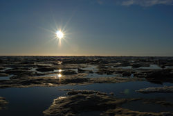 The midnight sun over Barrow // (c) Andrei The midnight sun over Barrow // (c) Andrei