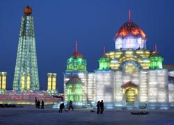 Harbin is known for its annual snow and ice festival. // (C) 2010 Harry Alverson