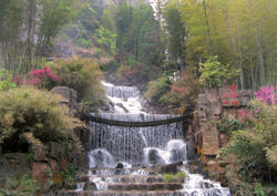 Waterfalls are numerous at Wulingyuan. // (c) Norman Sklarewitz Waterfalls are numerous at Wulingyuan. // (c) Norman Sklarewitz