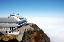 At the peak of Mount Emei // (c) McPig