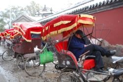 Traveling old Beijing by rickshaw // (c) Skye Mayring 2009