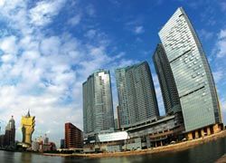 New resorts, casinos and hotels make up Macau’s towering skyline.// (C) 2010 Macau Government Tourist Office