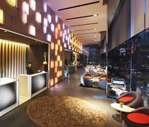 The Quincy’s lobby and reception area // © 2010 Quincy Hotel/Far East Organization
