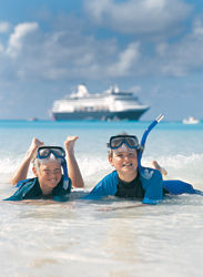 Cruise lines are encouraging families to spend more time together with shore excursions aimed specifically at them. // (c) Holland America Line
