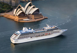 Oceania’s Nautica in Australia: One of the line’s strengths is its exotic itineraries. // (c) Oceania Cruises