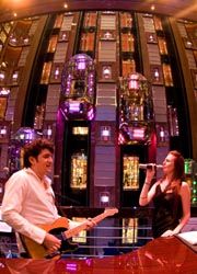 Onboard, cruisers will find more conservative decor. // (C) 2010 Carnival Cruise Line