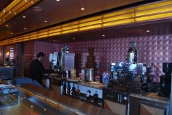 Chocolate and coffee bar on board the Costa Deliziosa // (c) 2010