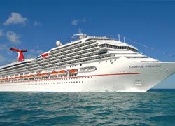 Cruise: Booking volumes for Carnival Corporation are running above last year. // (C) 2010 Carnival Cruise Line