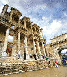 The Celsius Library of Ephesus is one of the most intact buildings left in the ancient city // (c) Djenan Kozic