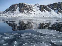 Greenland's terrain is ideal for skiing, fishing and long-distance snowmobiling // (c) Jimmy Im
