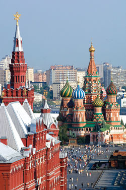 A view of Red Square from The Ritz-Carlton, Moscow  // (c) The Ritz-Carlton