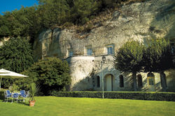 Les Hautes Roches is a “troglodyte” hotel — despite being so luxurious. // (c) Relais & Chateau Les Hautes Roches Les Hautes Roches is a “troglodyte” hotel — despite being so luxurious. // (c) Relais & Chateau Les Hautes Roches