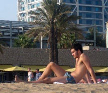 Barcelona’s beaches are worth a stop. // © 2012 Mindy Poder