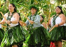 Prince Lot Hula Festival is the largest non-competitive hula event in Hawaii.// © 2010 Moanalua Gardens Foundation