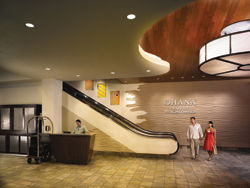 A sleeker port cochere was part of the major renovation. // (c) Ohana Hotels & Resorts