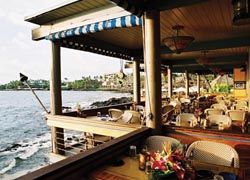 The view from the dining room of Huggo’s restaurant in Kailua Village. // © 2009 Timark for Huggo’s