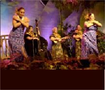 Hula dancers on stage at Celebration of the Arts on Maui. // © 2010 www.celebrationofthearts.org