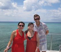 A snapshot of our Cozumel snorkeling group, just moments before we got in the water and spotted a nurse shark // © 2011 Deanna Ting
