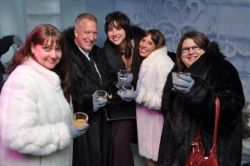 TAW editorial staff at Minus5 Ice Lounge // (c) 2009