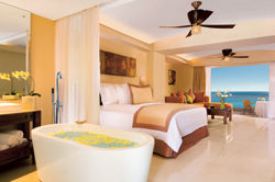 A guestroom at the new Dreams Villamagna Nuevo Vallarta // (c) Dreams Resorts & Spas