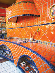 A classic, Mexican-style kitchen in Puerto Vallarta’s historic district // (c) Marissa Tinloy