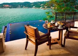 The Banyan Tree Cabo Marques boasts views of Puerto Marques Bay. // (C) 2009 Banyan Tree Cabo Marques