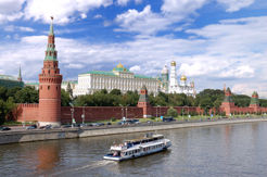 The Kremlin, founded in the 12th century, is a popular Moscow destination. // © Olpol