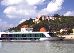 Amawaterways’ Amacello in Passau, Germany // (C) 2010 AMAWATERWAYS