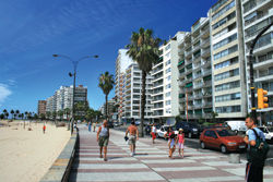 Montevideo is home to a bustling beach scene that, for many years, was virtually unknown to U.S. travelers. // (c) Gabriel Millos