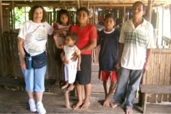 OCPATA member Jackie Williams visits the Amazon River // (c) 2008