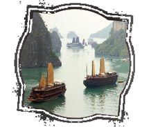 Clients can experience dramatic landscapes sailing on Halong Bay. // © 2010 Dibrova