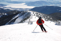Schweitzer Mountain Resort (pictured here) is using new technology to keep guests up-to-speed on its trails. // (c) Schweitzer Mountain Resort