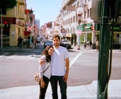 Lisette Media chows down in Chinatown // (c) 2009