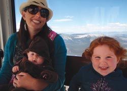 Managing Editor Janeen Christoff and daughters Ava and Audrey  // © 2009 Janeen Christoff