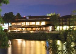 An evening view of the Valley River Inn // (C) 2010 Valley River Inn