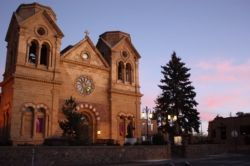 The Cathedral Basilica of Saint Francis of Assisi is only steps away from the Anasazi. // © Deanna Ting 2010