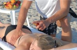 The World's only Tanning Butler // (c) 2010 Ritz-Carlton, South Beach