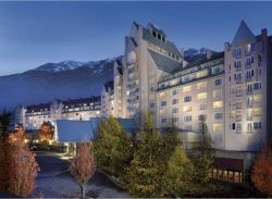 Fairmont Chateau Whistler at twilight // (c) 2009