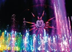 World of Color is the newest attraction to open at Disney California Adventure park. // © 2010 Disney