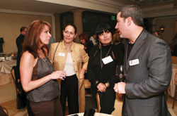 Lisa Furfine, Association News; Ella Messerli, Los Cabos Convention & Visitors Bureau; Yvonne Garcia, Association News; Alberto Trevino, secretary of tourism, Baja California Sur