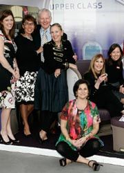Saveur’s publisher, Merri Lee Kingsly (center) with Saveur Travel Advisory Board members // (c) 2010