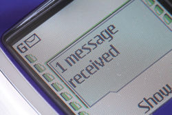 Text messaging is a new way to market to people ages 18-24. // (c) Stefan Klein