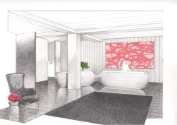A rendering of the lobby of the new Waikiki Edition // (c) Edition Hotels