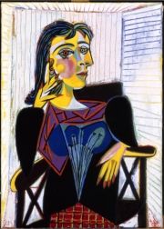 Portrait of Dora Maar (1937) by Pablo Picasso. // (c) Jean-Gilles Berizzi / Réunion des Musées Nationaux / Art Resource, New York