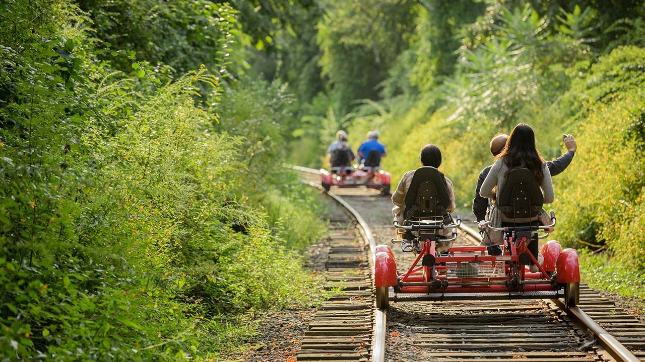 Pedal on Train Tracks With Rail Explorers USA TravelAge West